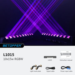 Wswalterschrickelgmbh L1015 10x15W RGBW Moving Beam LED-Lichtleiste