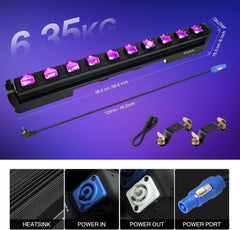 Wswalterschrickelgmbh L1015 10x15W RGBW Moving Beam LED-Lichtleiste